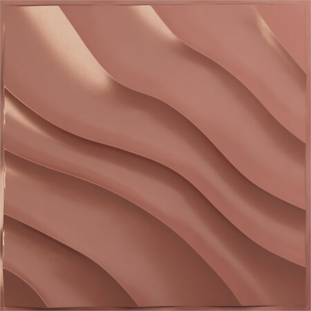 Ekena Millwork 19 5/8in. W x 19 5/8in. H Modern Wave EnduraWall Decorative 3D Wall Panel, Total 32.04 Sq. Ft., 12PK WP20X20MWFCP-CASE-12
